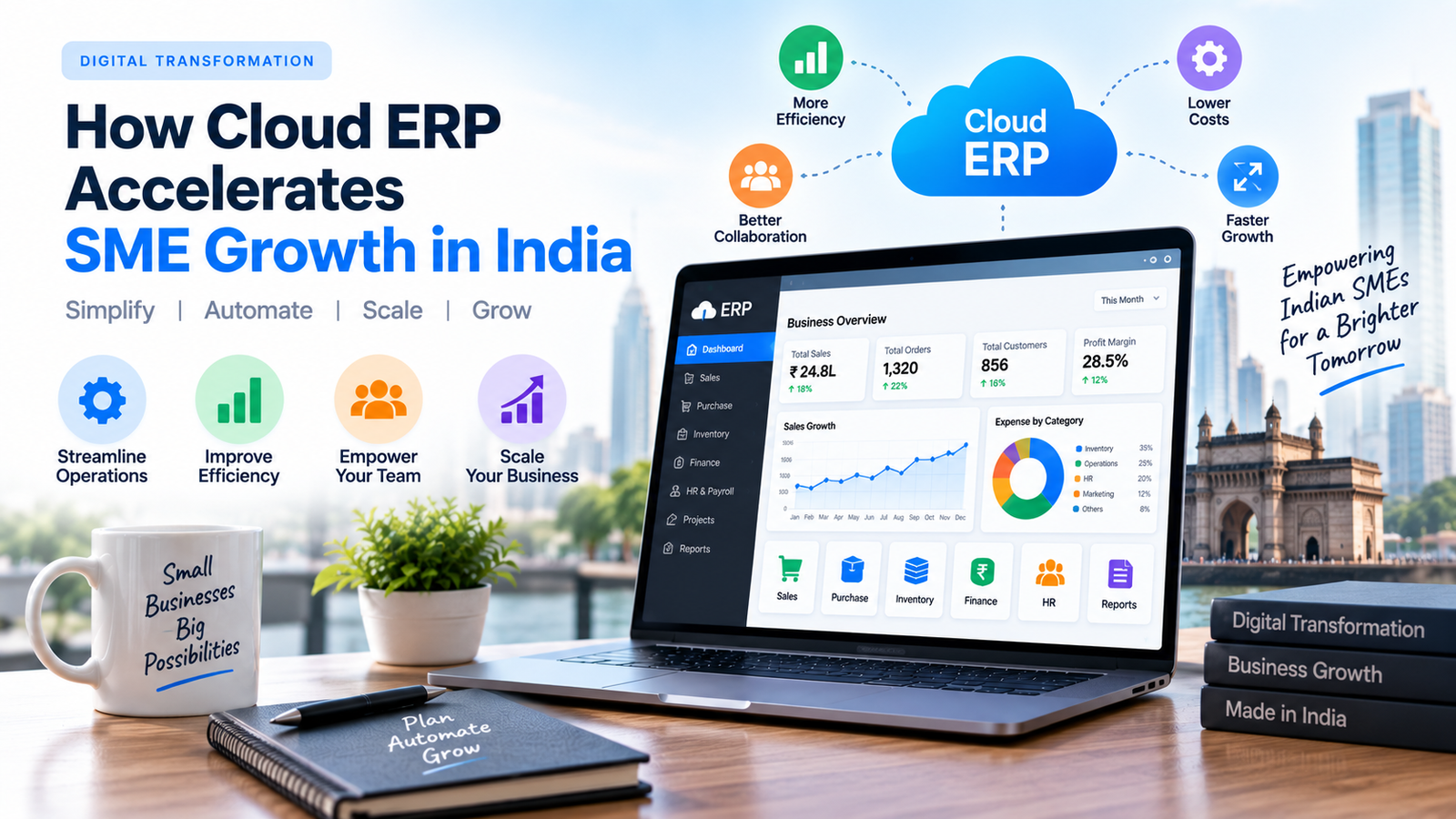 How Cloud ERP Accelerates SME Growth in India